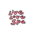 Sticker (Live Love Spa) - Limited Edition | Lucky Owl