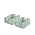 Liewood - Storage Box - Weston S - Set Of 2 - Light Peppermint