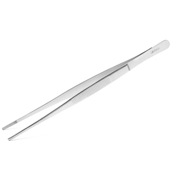 Straight Tip Tweezer - 10 inch on a white background