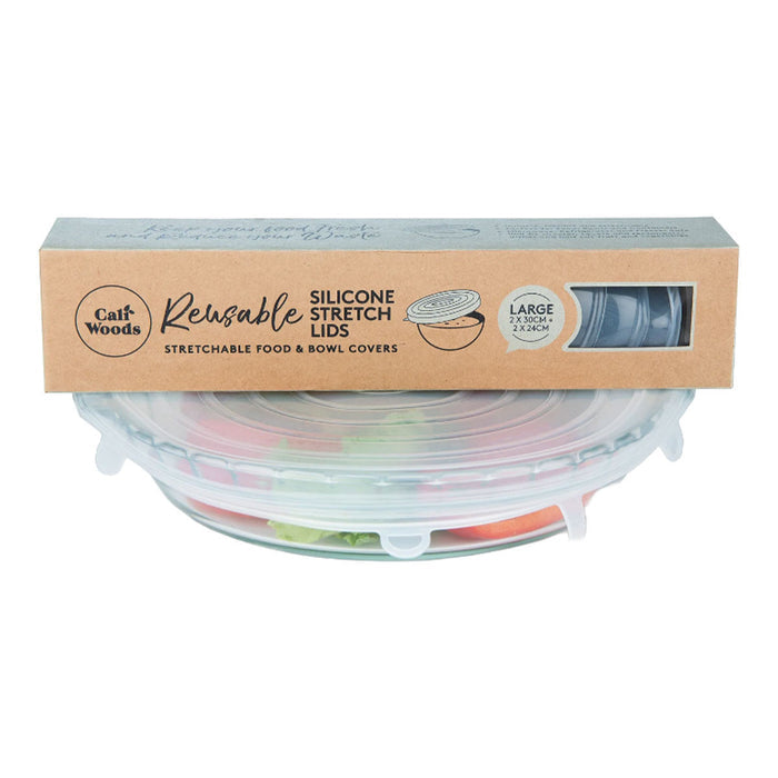 CaliWoods Stretch Silicone Lids - Large _1