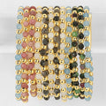 Stretch Stone & Bead Bracelet - Assorted