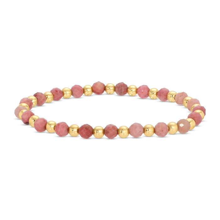 Stretch Stone & Bead Bracelet - Assorted