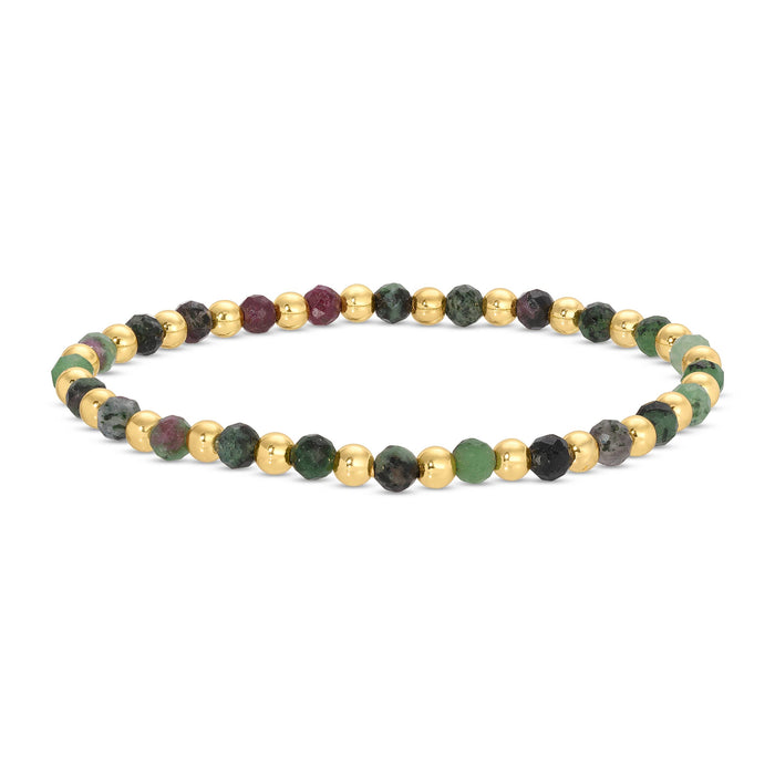 Stretch Stone & Bead Bracelet - Assorted