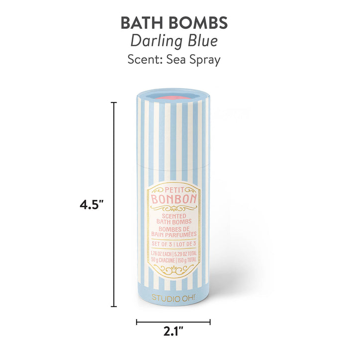 Studio Oh! Petit Bonbon Darling Blue Bath Bombs