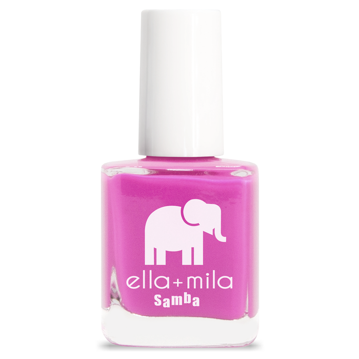 Sun Has Set hot purple-pink nail polish bottle – ella+mila