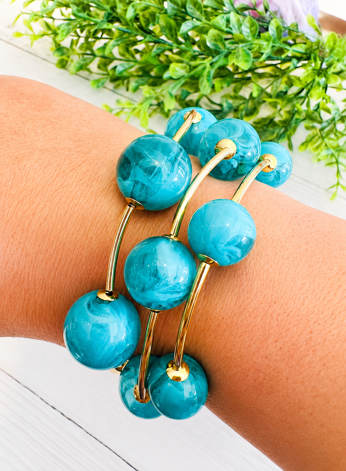 Sunshine Pop Stretch Bracelet Set
