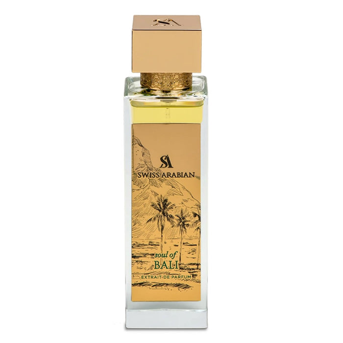 Swiss Arabian Soul Of Bali Eau De Parfum Unisex - 100 ML - box and bottle packaging