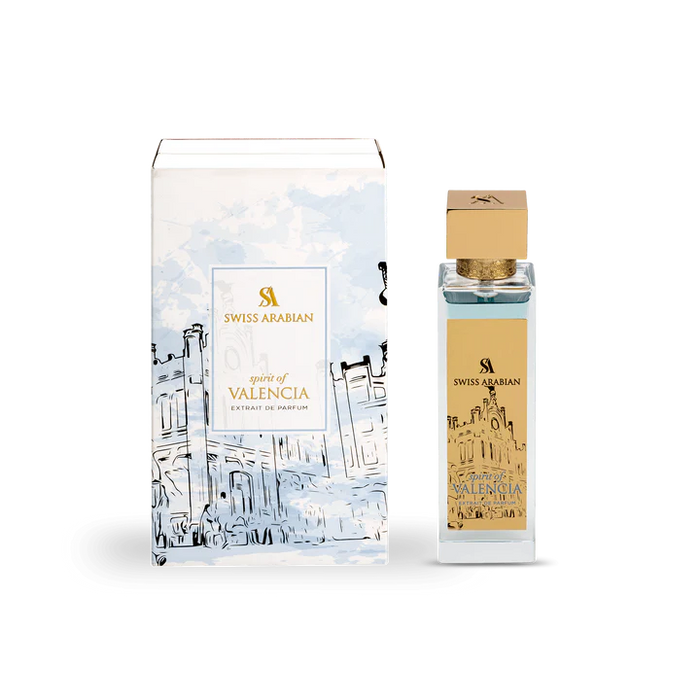 Swiss Arabian Spirit Of Valencia Extrait De Parfum Unisex - 100 ML - bottle front view