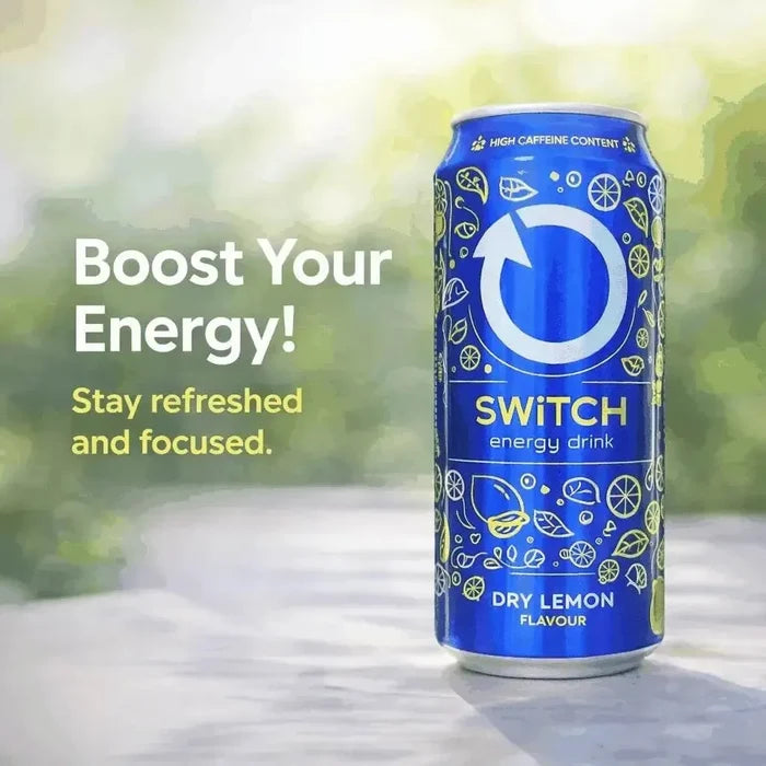 Switch Energy Drink - Dry Lemon - 500ml Facebook Ad