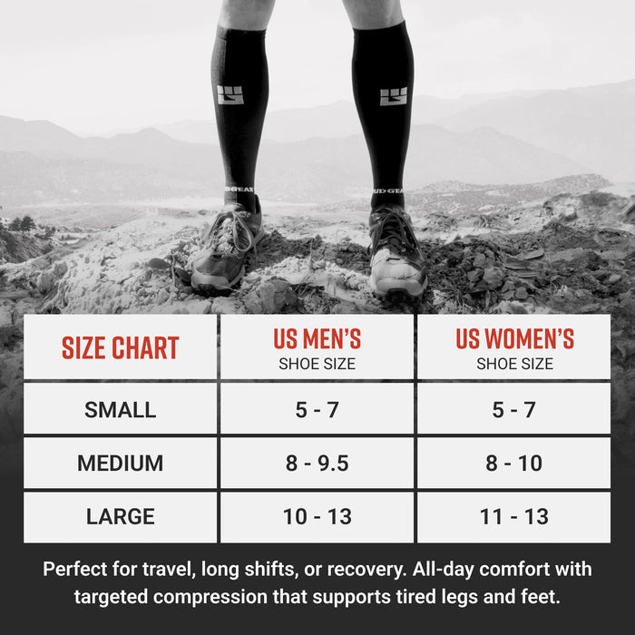 Tall Compression Socks (White)