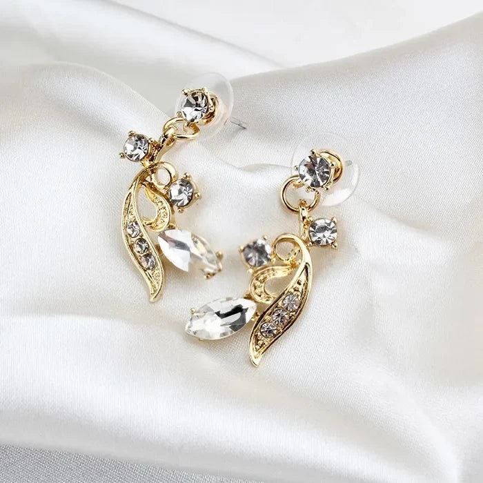 Wedding Jewelry and Accessories - Rhinestone Bridal Jewelry Set - Available in Gold and Silver