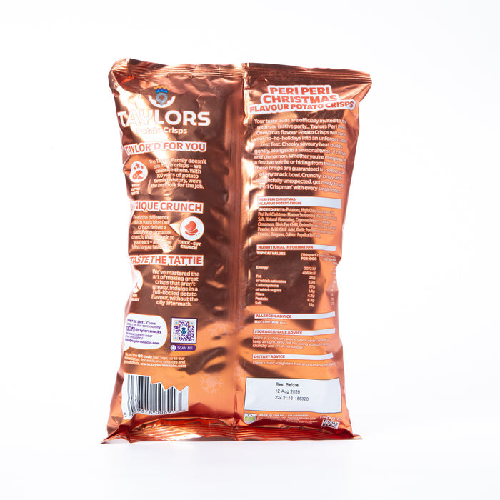 Taylors Peri Peri Christmas Potato Crisps 150g