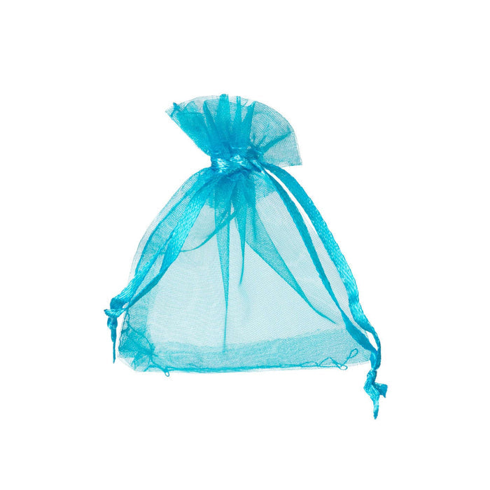 Teal Organza Bags 4"x6"(Pack of 10) at Your Oil Tools