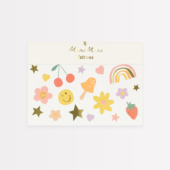 Meri Meri - Temporary Tattoo - Happy Face