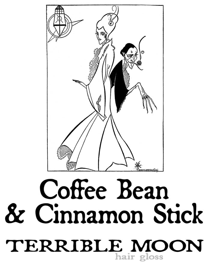 Terrible Moon: Coffee Bean and Cinnamon Stick Hair Gloss