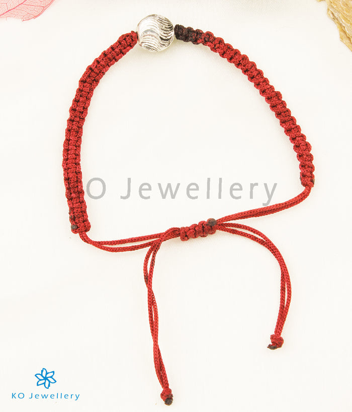 The Ananya Silver Red Thread Bracelet