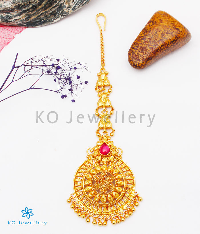 The Kiara Silver Maang Tikka