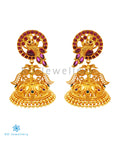 The Kiara Silver Peacock Jhumka