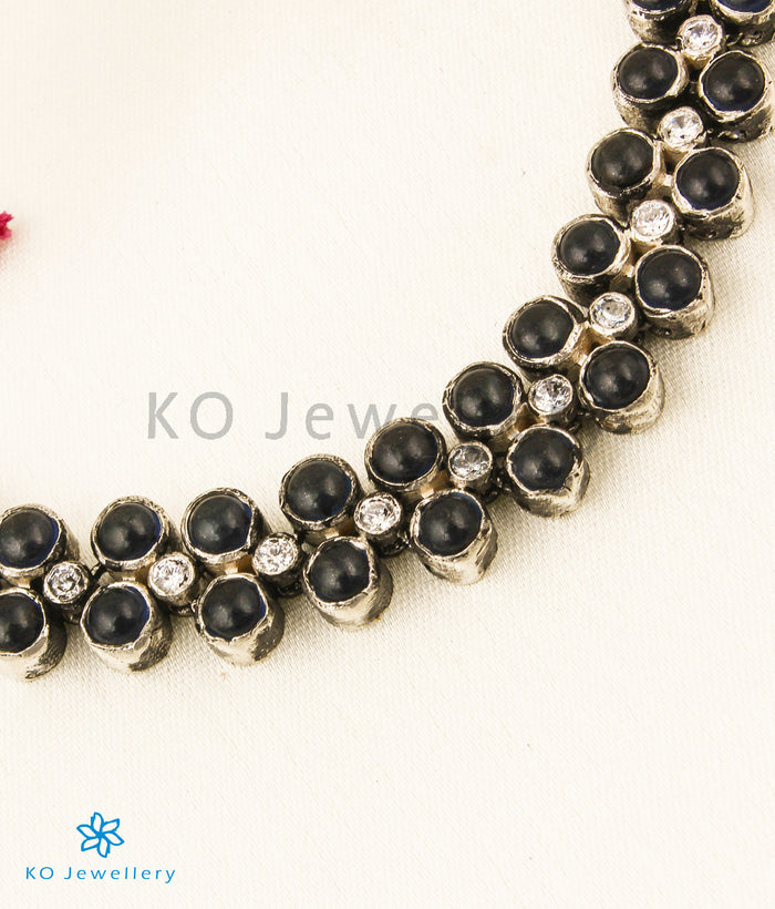 The Nivit Addige Silver Necklace (Oxidised/Short)