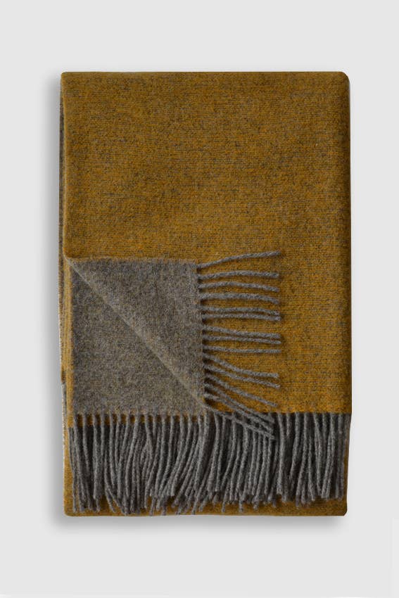 Trafalgar Wool Double Sided Throw - in 5 colors - Magnolia Lane co. Home + Garden + Gift