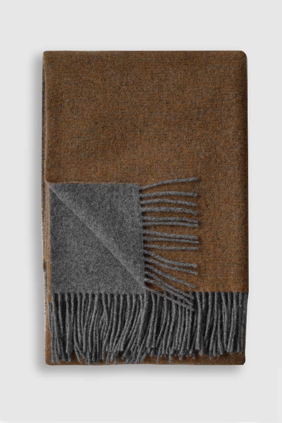 Trafalgar Wool Double Sided Throw - in 5 colors - Magnolia Lane co. Home + Garden + Gift
