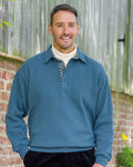 Trimmed Sweatshirt - Petrol - Country Collection