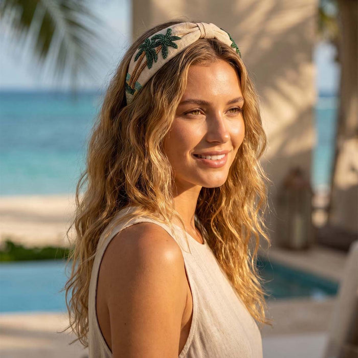 Tropical Knotted Hair Band