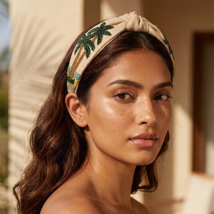 Tropical Knotted Hair Band
