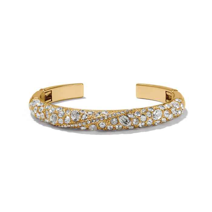 Trust Your Journey Double Hinged Bangle/gold
