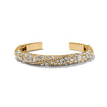 Trust Your Journey Double Hinged Bangle/gold