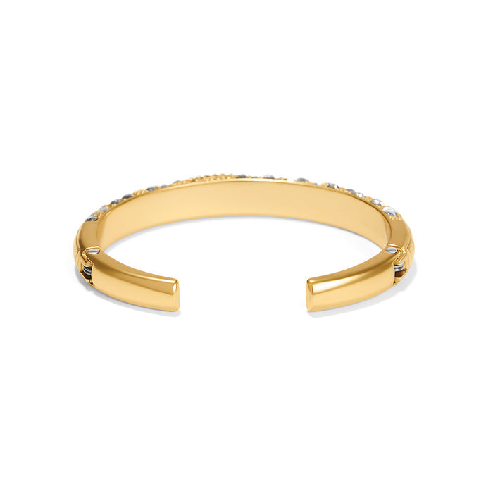 Trust Your Journey Double Hinged Bangle/gold