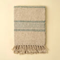 Tulum Striped Throw, Blue - Magnolia Lane co. Home + Garden + Gift