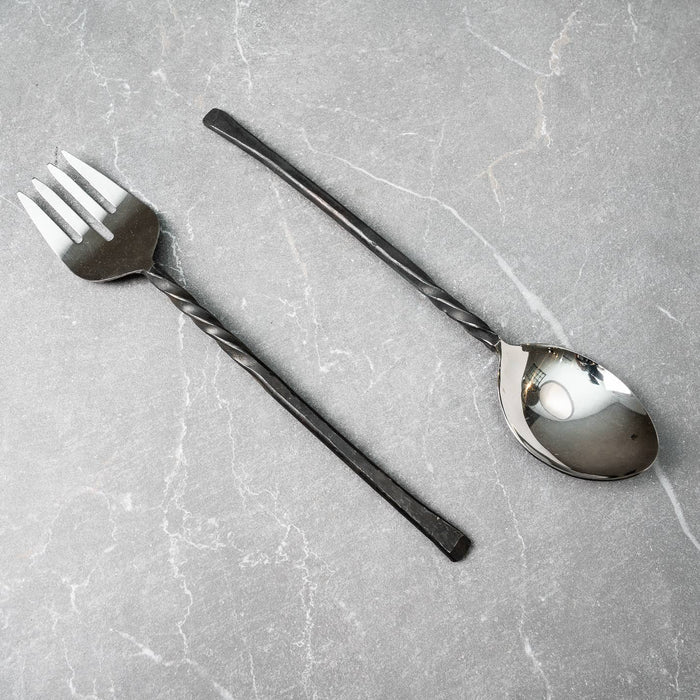 Twisted Handle Servers, Set of 2