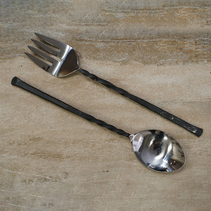 Twisted Handle Servers, Set of 2