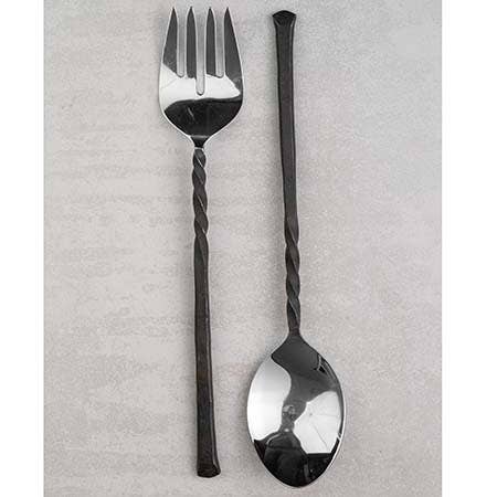 Twisted Handle Servers, Set of 2