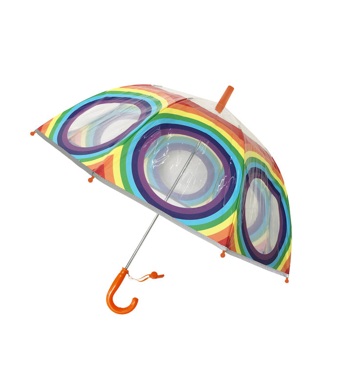 Smati - Umbrella - Transparent - Rainbow