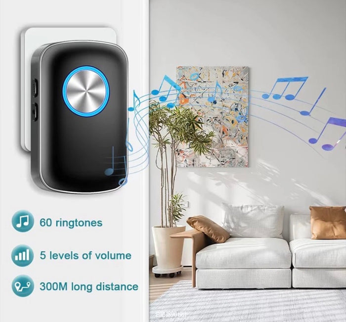 Waterproof Wireless Door Bells 1000ft Long Range Plug in