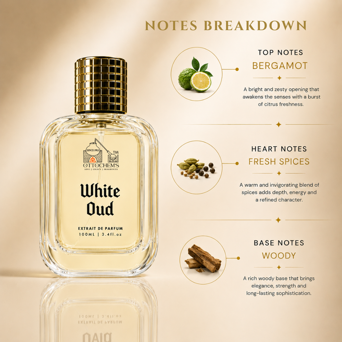 White Oud | Long Lasting | Extrait de Parfum | 100 ml Ottochem's Perfume