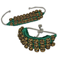 Whitewhale Handmade Indian Classical Ghungroo Dance Accessories Bharatnatyam, Kuchipudi, Odissi Ghungru For Dancer's Feet (30 bells + 30 bells)