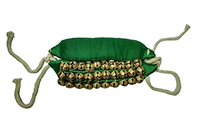 Whitewhale Handmade Indian Classical Ghungroo Dance Accessories Bharatnatyam, Kuchipudi, Odissi Ghungru For Dancer's Feet (30 bells + 30 bells)