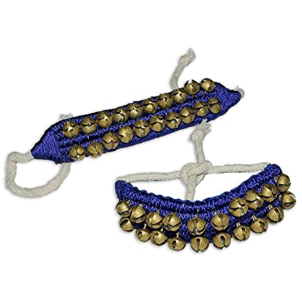 Whitewhale Handmade Indian Classical Ghungroo Dance Accessories Bharatnatyam, Kuchipudi, Odissi Ghungru For Dancer's Feet (10 bells + 10 bells)