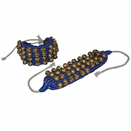 Whitewhale Handmade Indian Classical Ghungroo Dance Accessories Bharatnatyam, Kuchipudi, Odissi Ghungru For Dancer's Feet (40 bells + 40 bells)