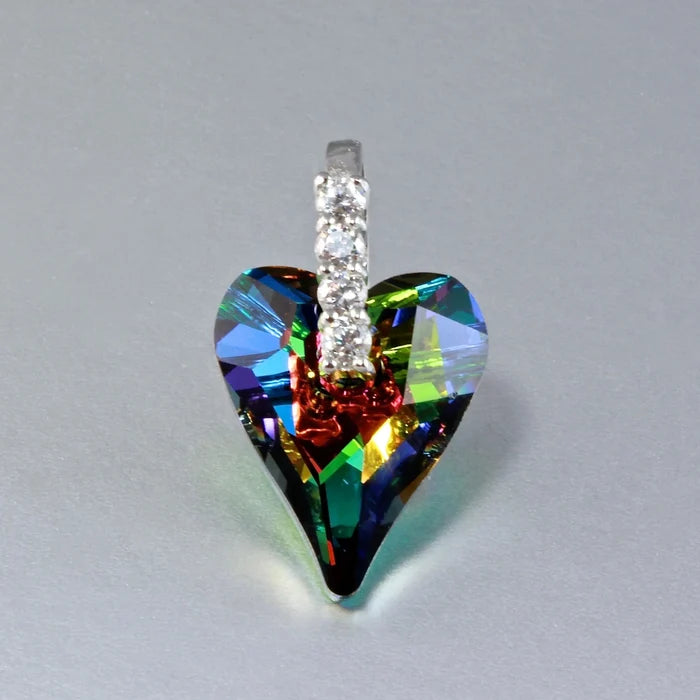 "Wild Heart" - Swarovski Crystal and Sterling Silver Necklace