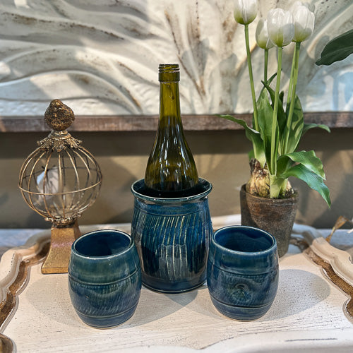 Wine Bottle Chiller & Tumblers