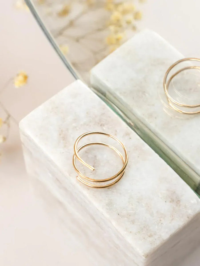 wellthy® Gold Vermeil / 5 Wrap Around Ring