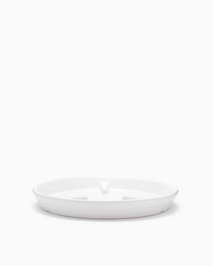 X-Large Matte White Cylinder Pot