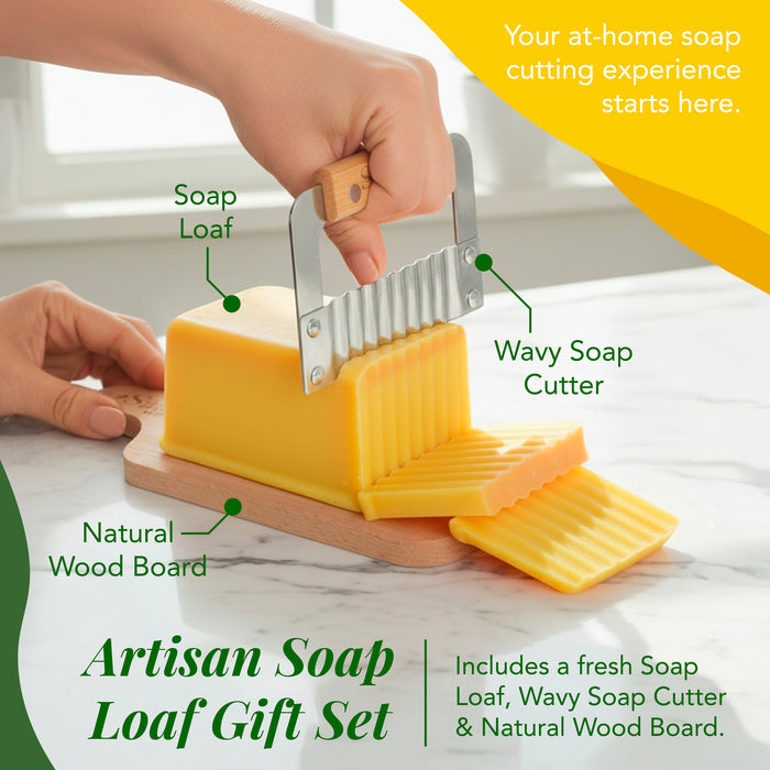 Yuzu and Meyer Lemon Artisan Soap Loaf - view 2