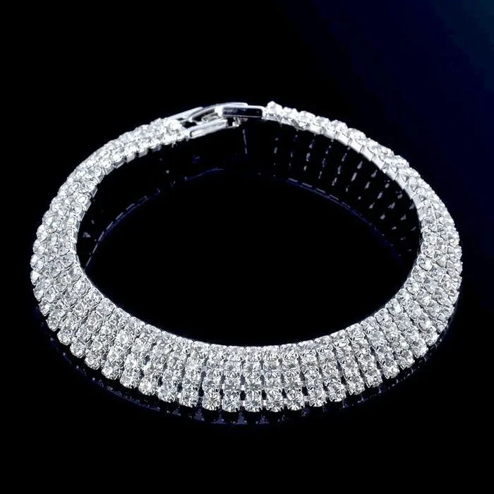 "Zelda" - Cubic Zirconia Bridal Bracelet