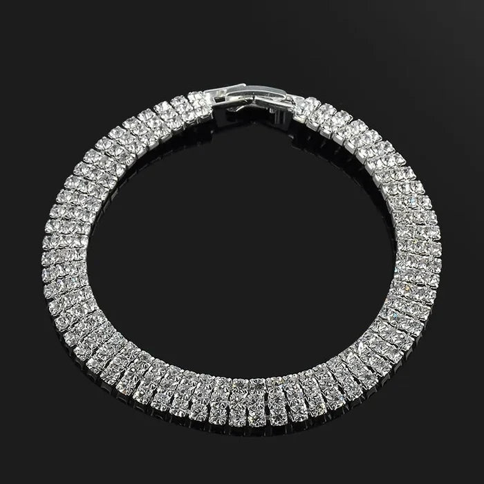 "Zelda" - Cubic Zirconia Bridal Bracelet